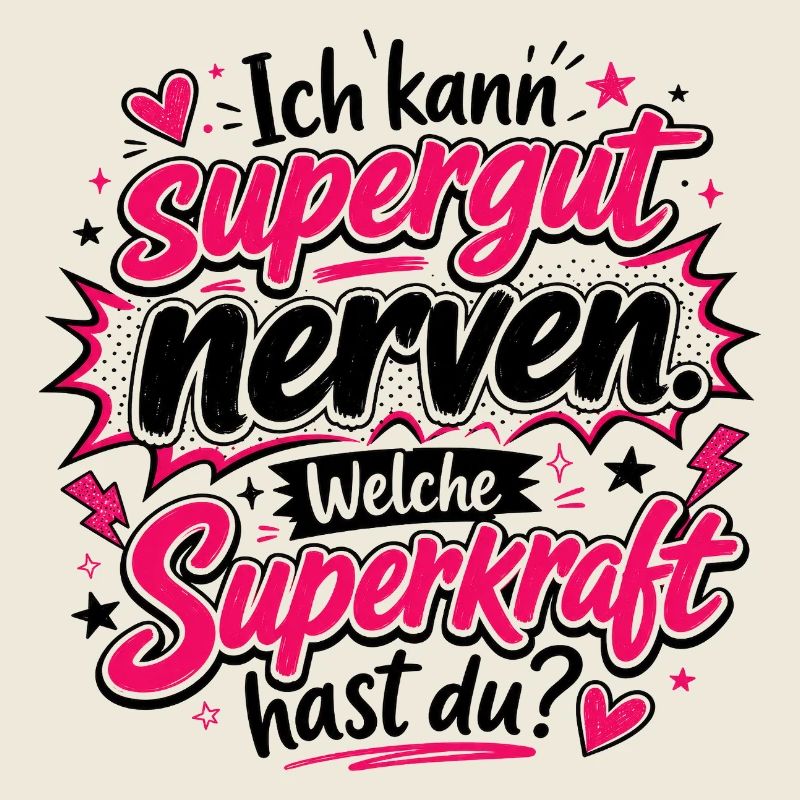 Ich kann supergut nerven