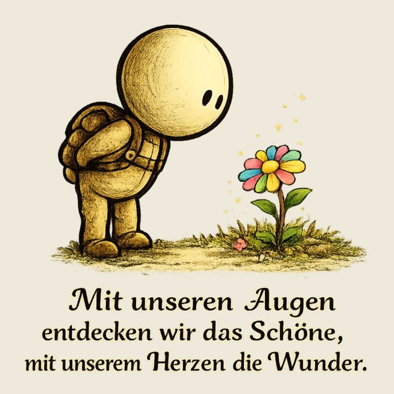 Der kleine Gedanke | Blumen Motiv