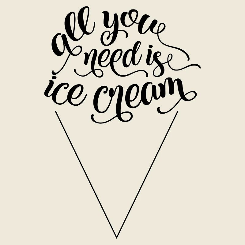 Alles, was Sie brauchen, ist ein Eis
