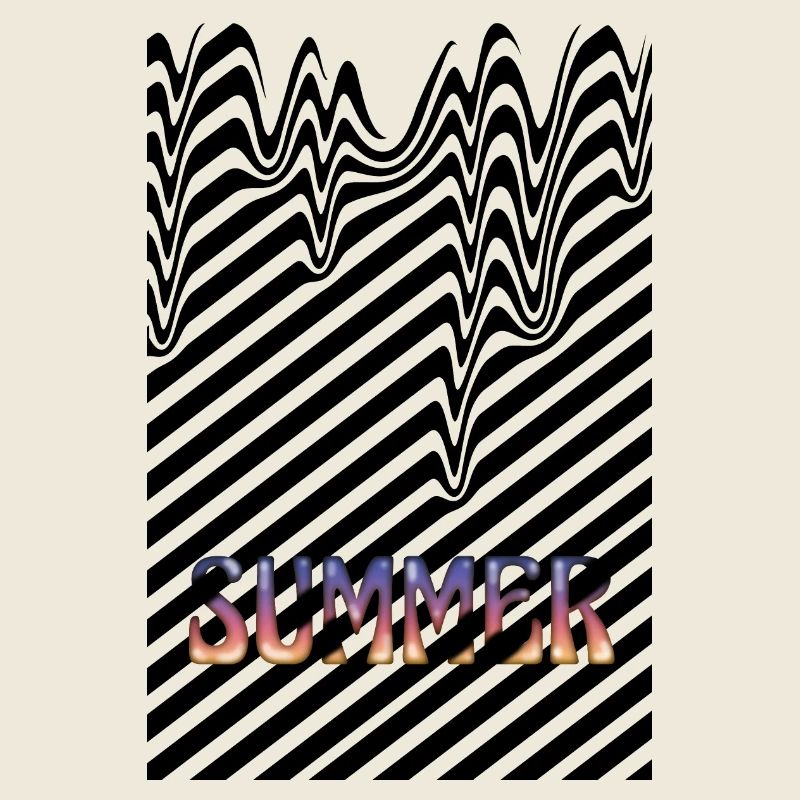 Sommerhitze schwarze Streifen
