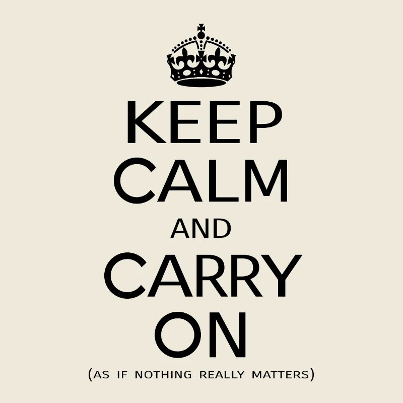 Keep calm [noir]