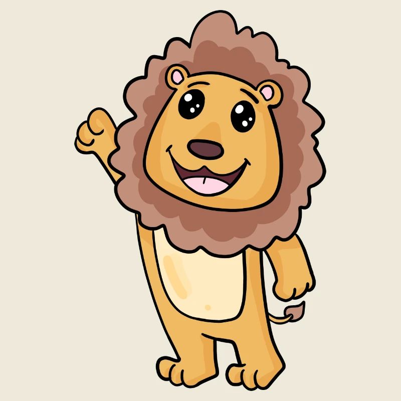 Lion motif for children