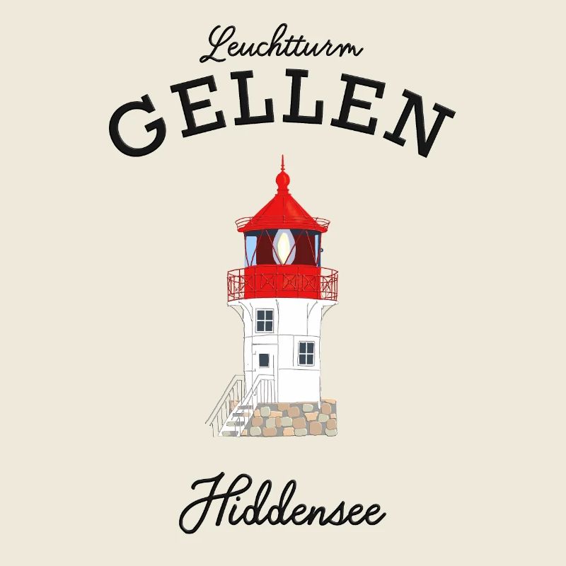 Hiddensee, Leuchtturm Gellen, Poster