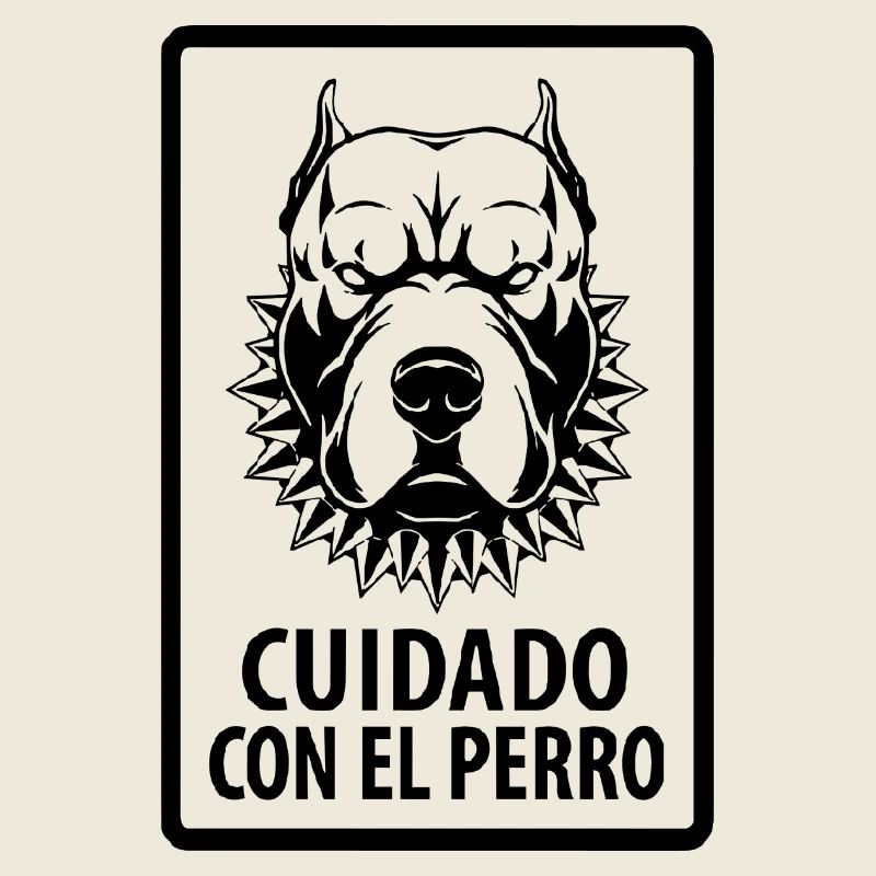 cuidado con el Perro