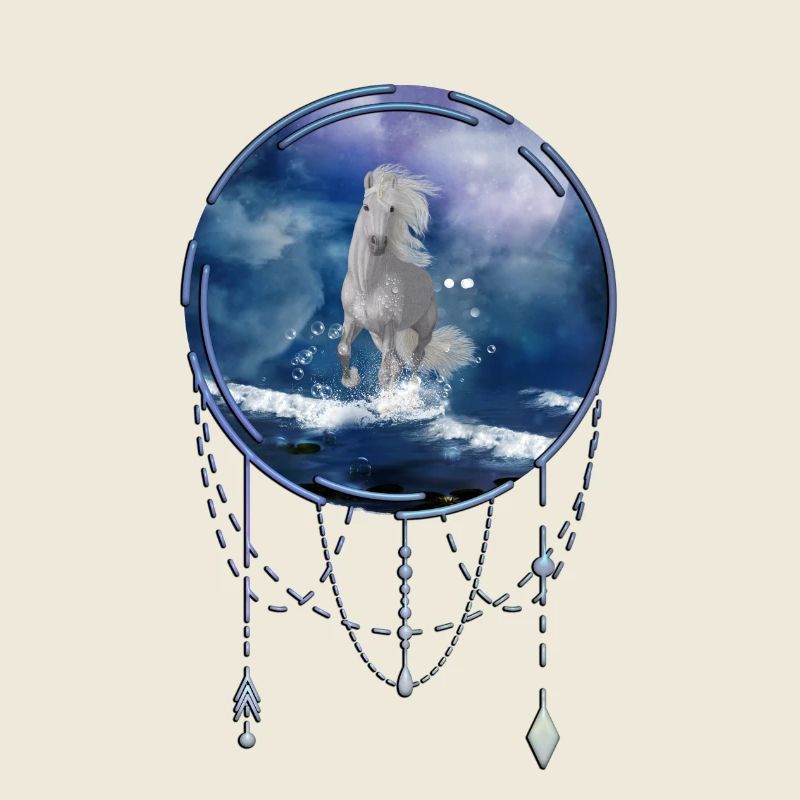 La majesté des loups avec le feu et l’eau