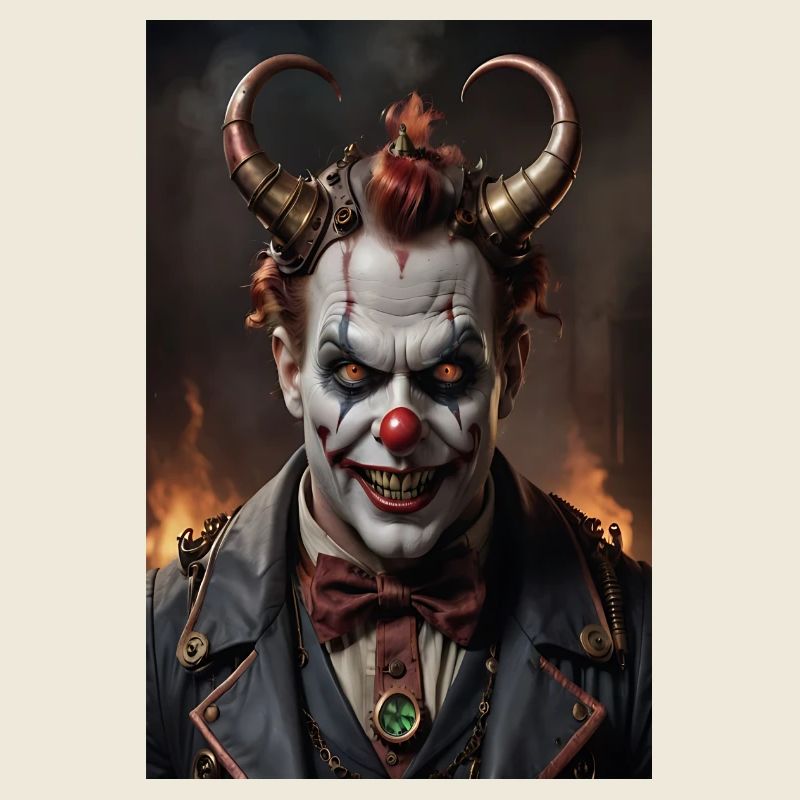 Steampunk Devil Clown