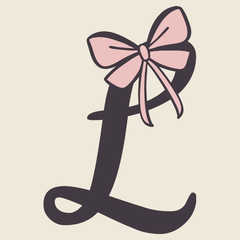 Anfangsbuchstabe L Schleifchen