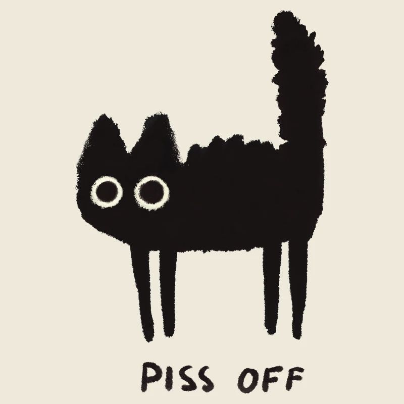 Grumpy Kitty Vibes – Leave Me Alone