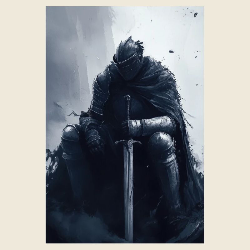 Poster Illustration Chevalier