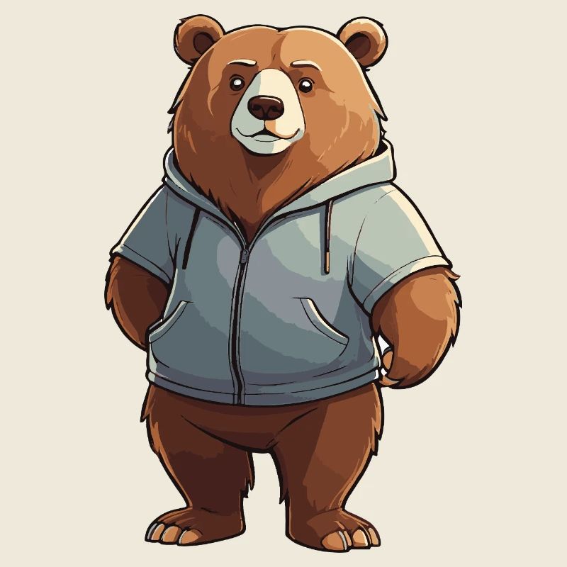 Comic Bear - Animal Design