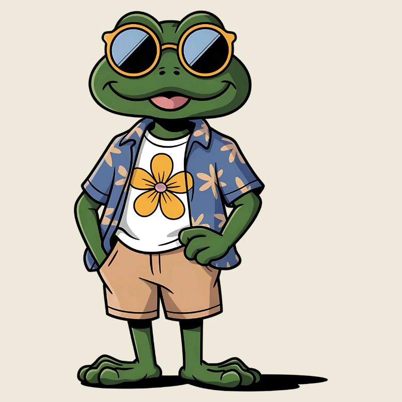 grenouille drôle d’été