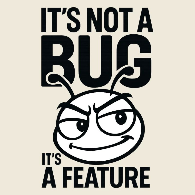 It's not a bug, it's a feature Perfect for nerds