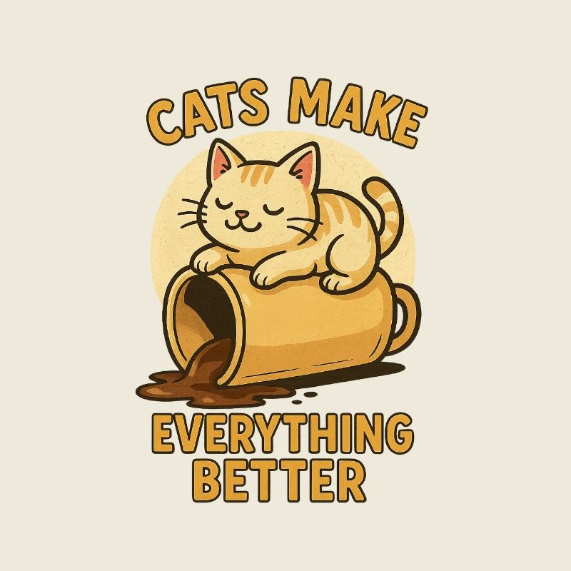 cats make everything better