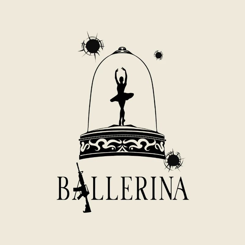 Danseuse dans une grêle de balles – balleuse expressive