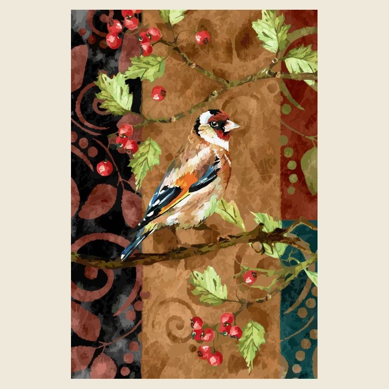 Bunter Vogel