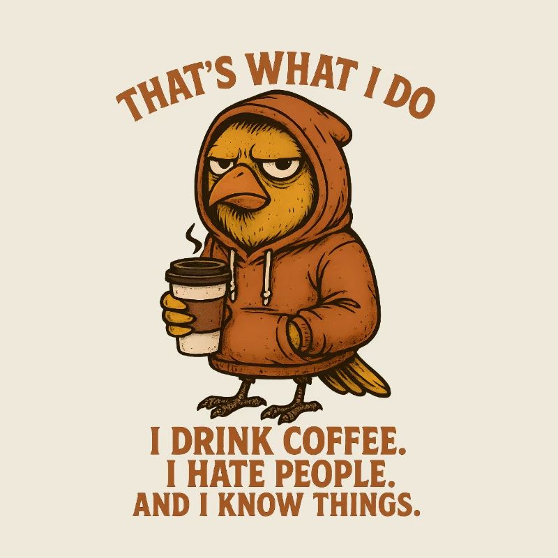 I hate people coffee early bird