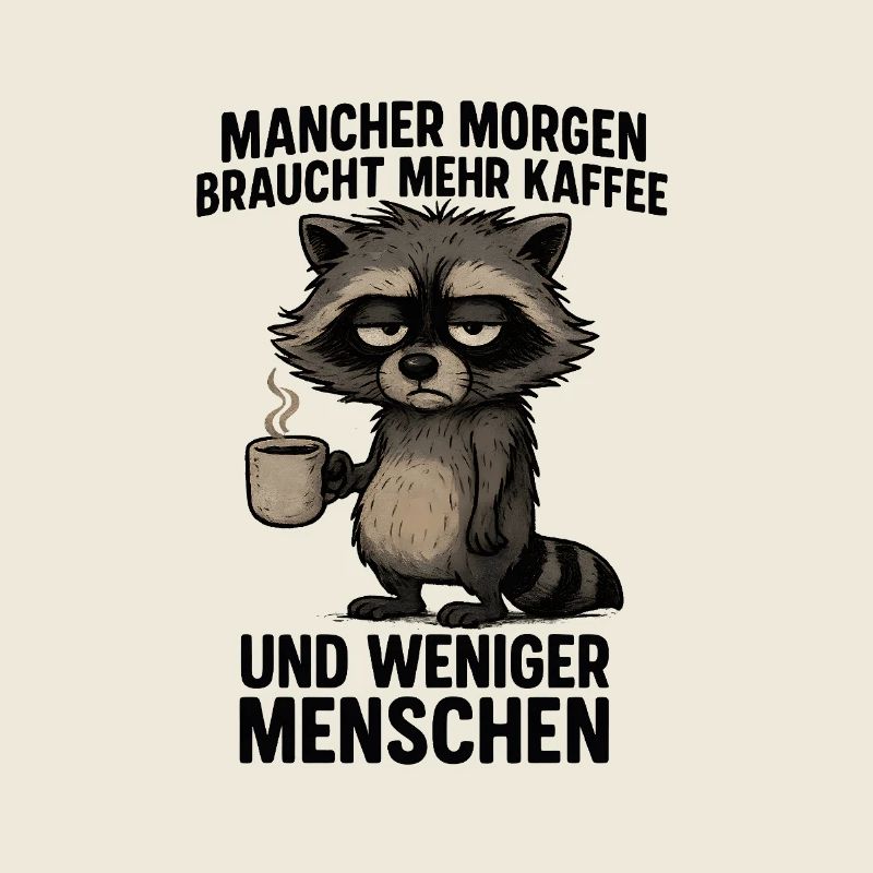 Ich hasse Menschen mehr Kaffee Büro Spruch