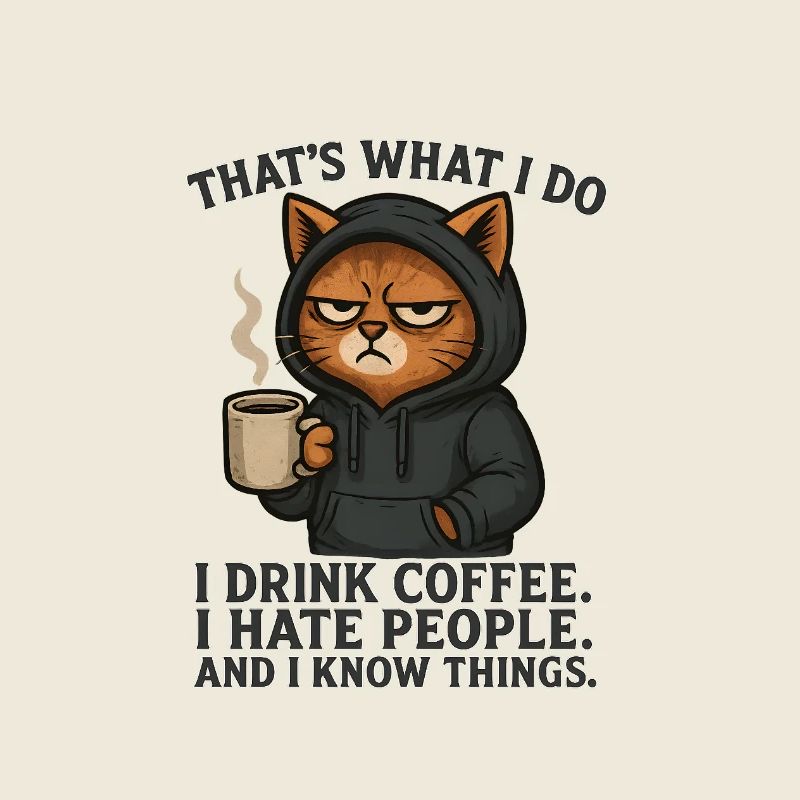 Cool Cat C’est ce que je fais Café
