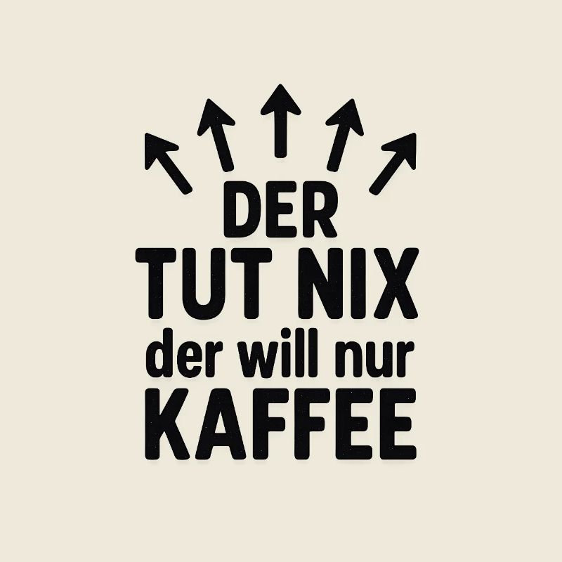 He doesn't do anything, he just wants coffee funny