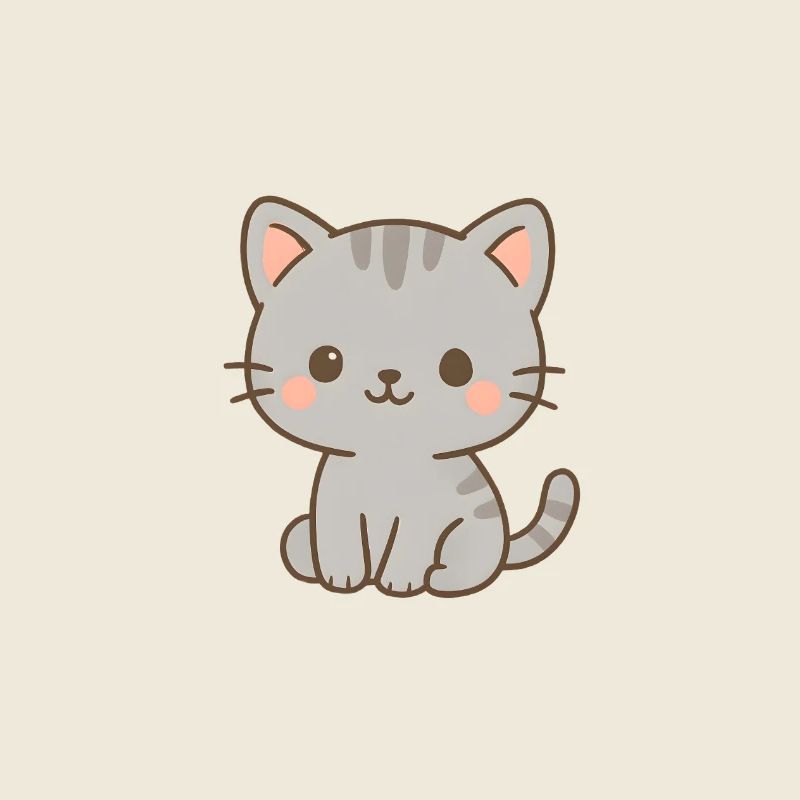 Conception de motif électrique de chat mignon