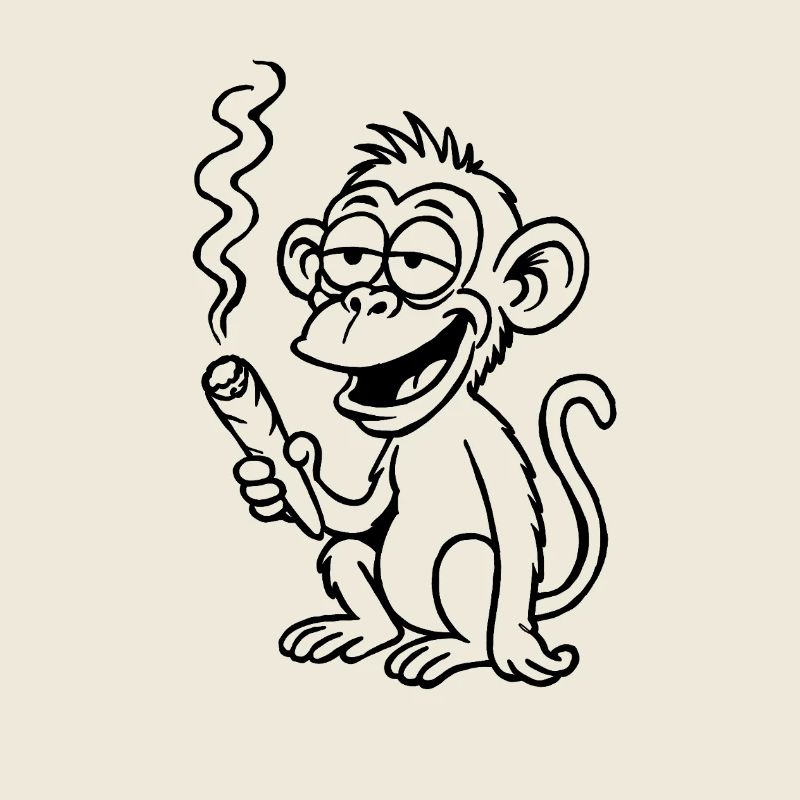 Le singe vise un peu différemment