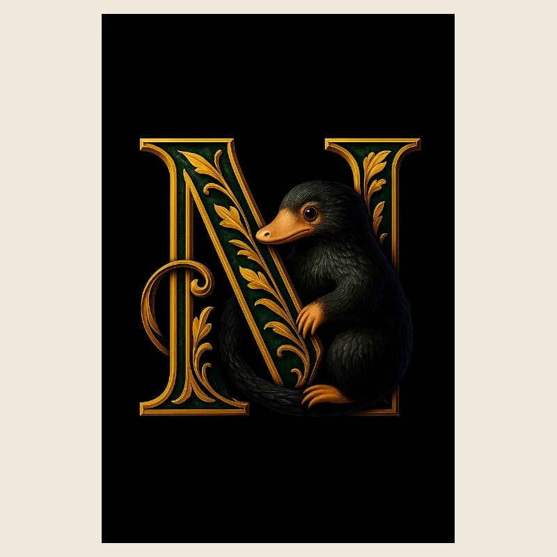 N – Magic ornament with mole