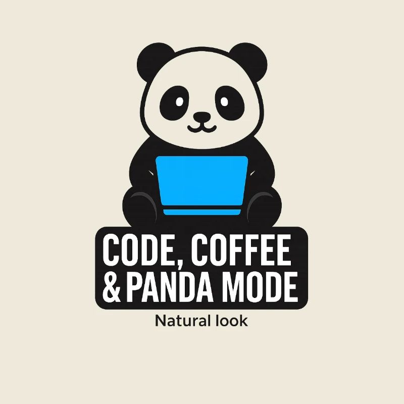 Code, café et style panda