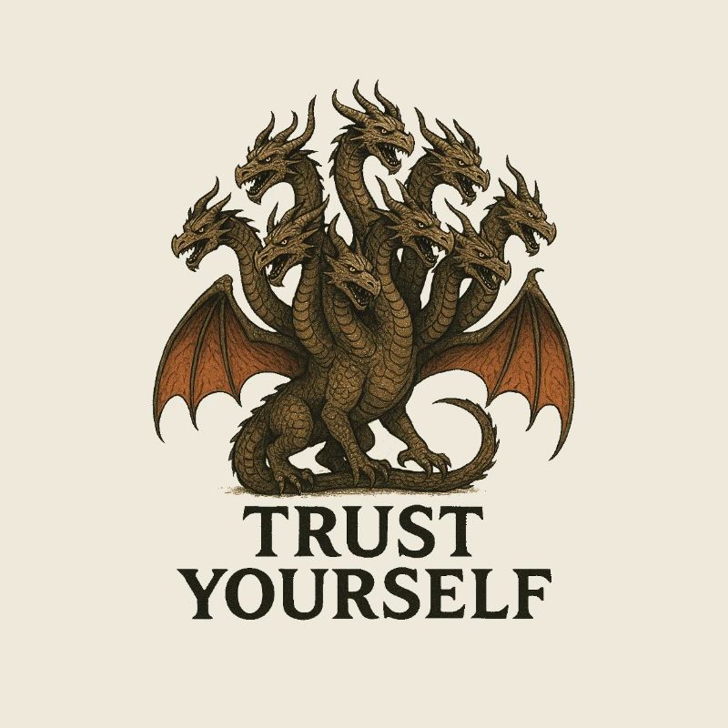 Neunköpfiger Drache: Vertraue dir selbst