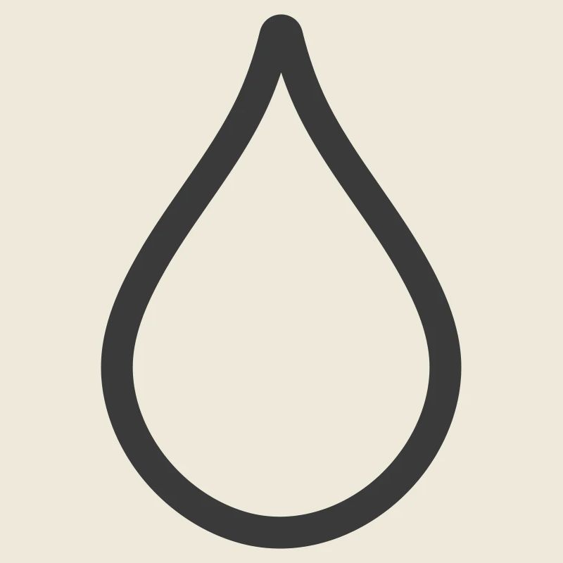 Einfaches Wassertropfen-Symbol-Logo