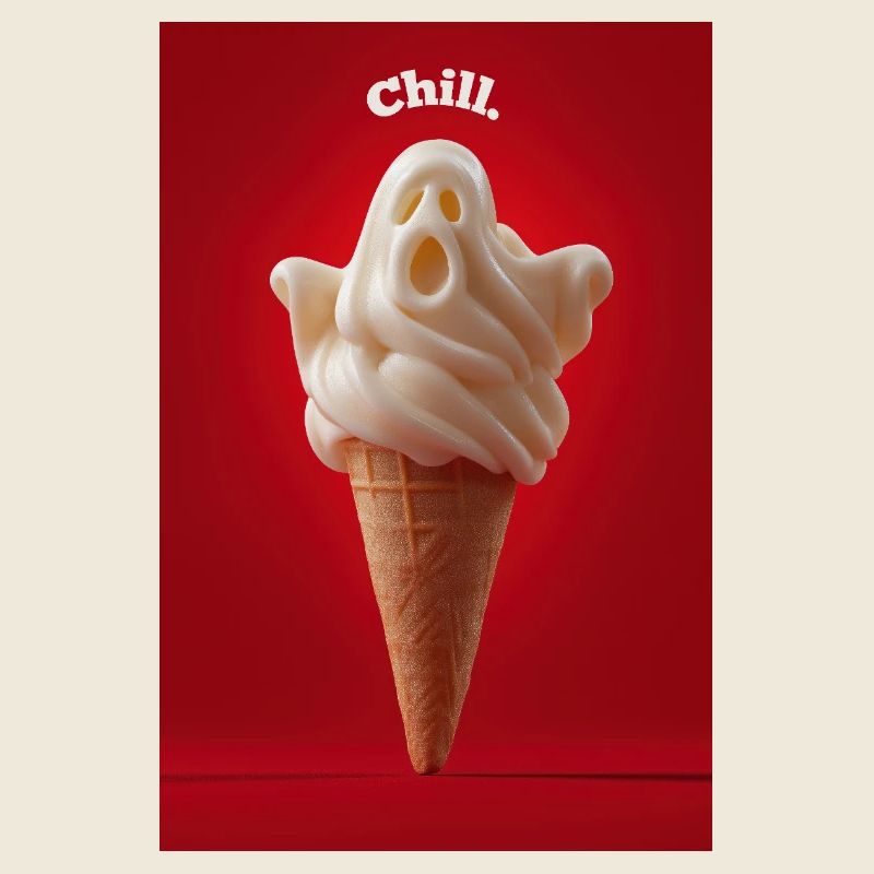 Chill Ghost Eiswaffel