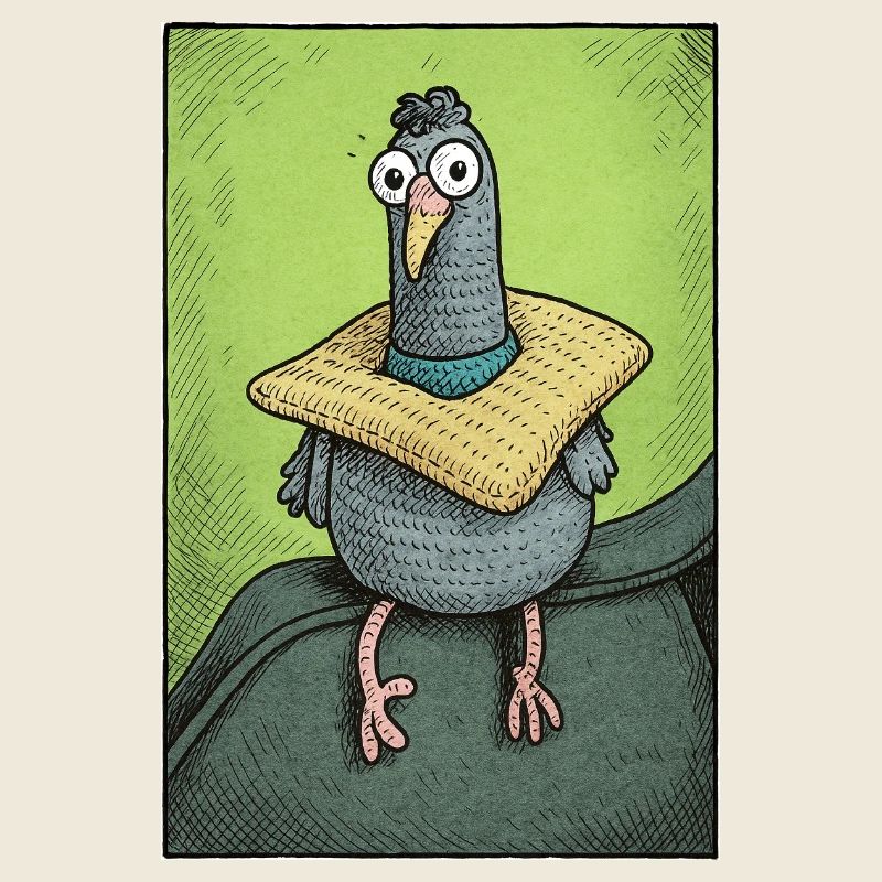 Sir Gurrington sitzt