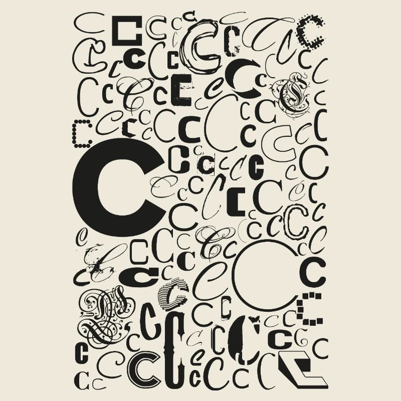 Typo C - Conception de lettres pour les amateurs de polices