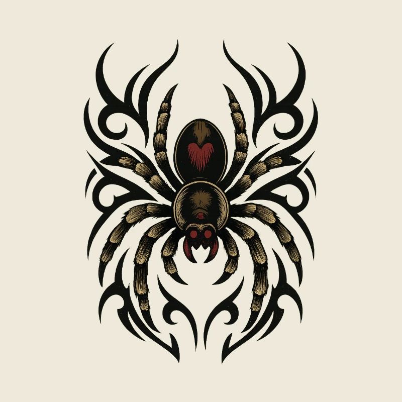Fancy Tribal Spider