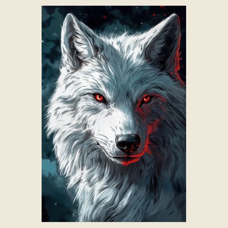 Illustration of a wolf