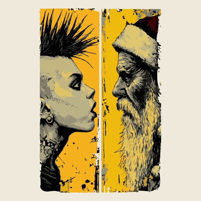 Le punk rencontre le Père Noël