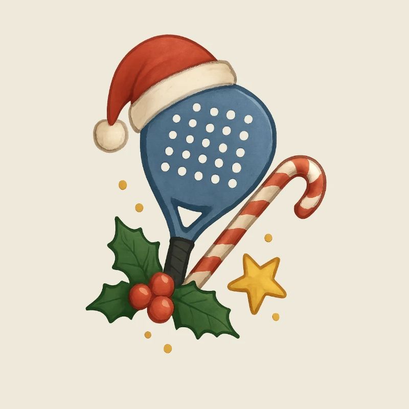 Weihnachts-Padel-Schläger