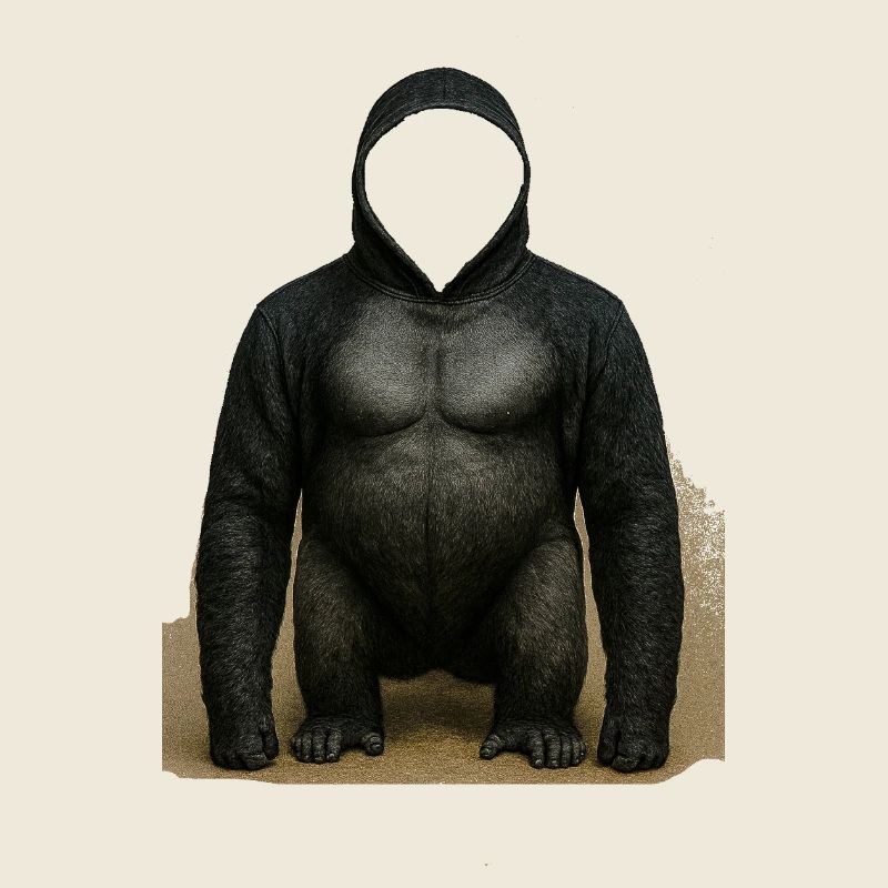 Shadow Gorilla Kapuzenpullover Design