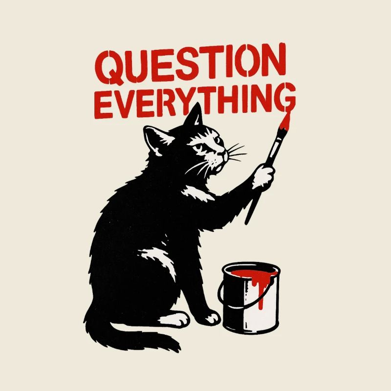 Questioning Everything: Cat Art