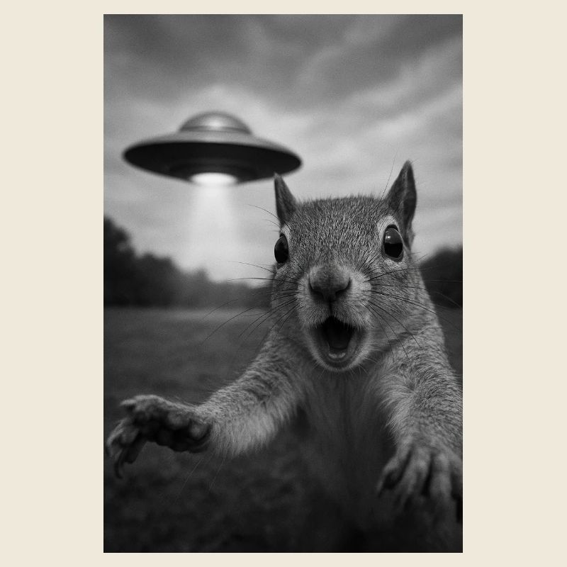 UFO Squirrel Encounter