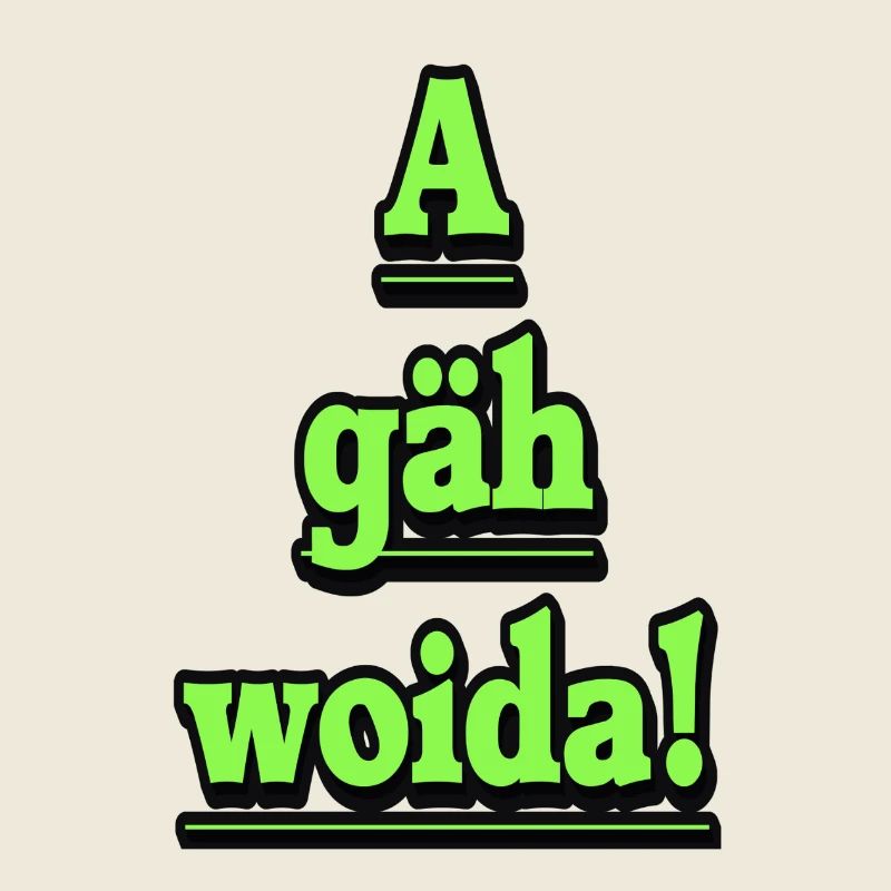 Neon Typo Stacking Design