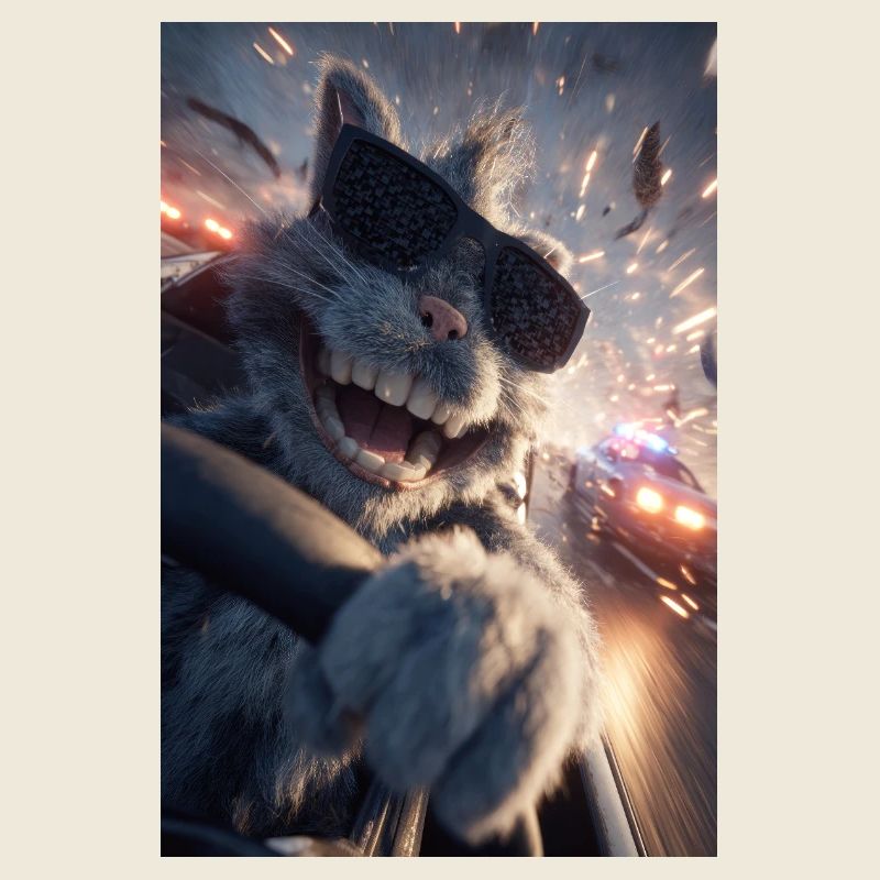 Rogue Rabbit Car Chase