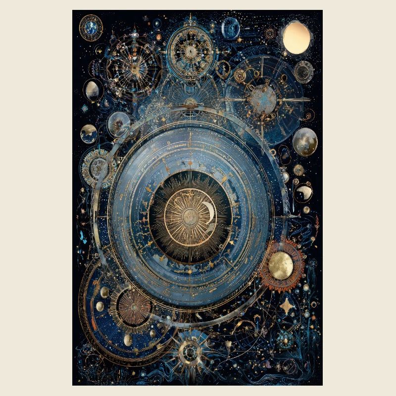 Cosmic Gearwork Clock Nebula