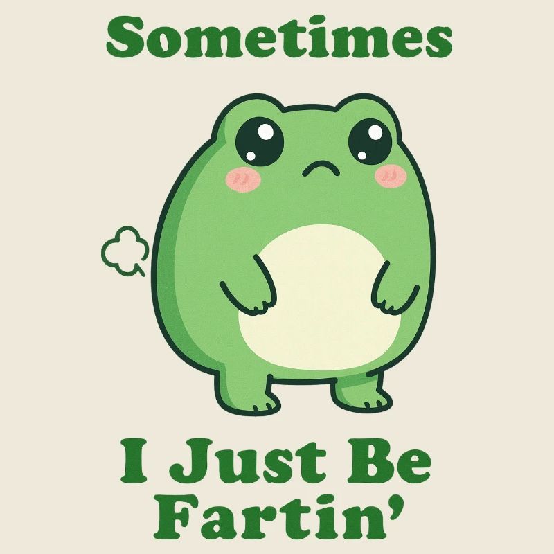 Parfois, je suis juste une grenouille qui pète