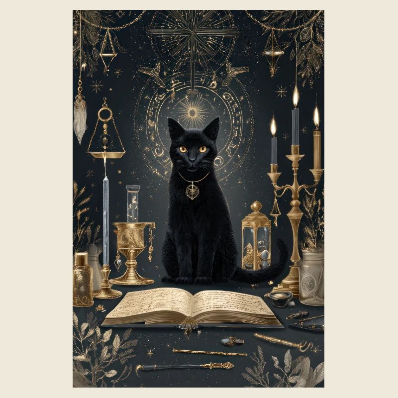 Mitternachtskatzen-Alchemist