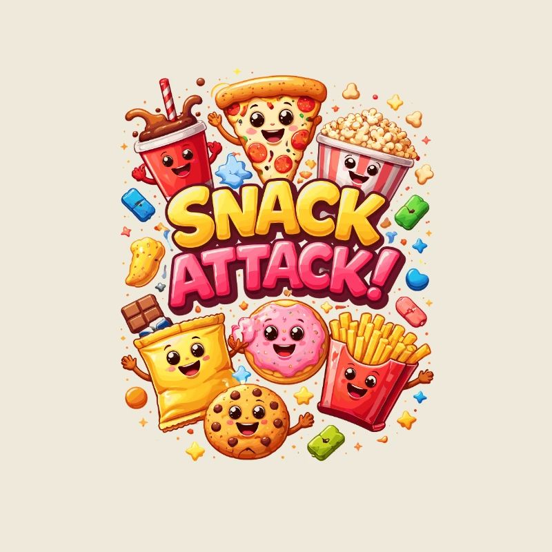 Snack Attack! Bunte Snack-Helden