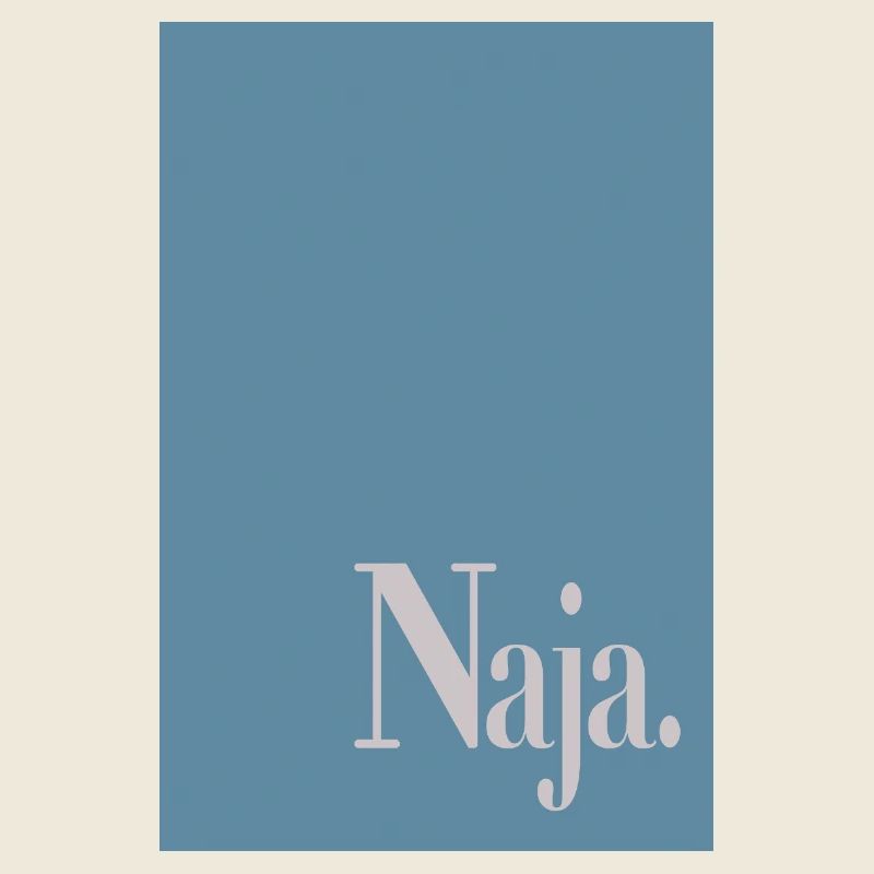 Affiche statement avec illustration « Eh bien. »