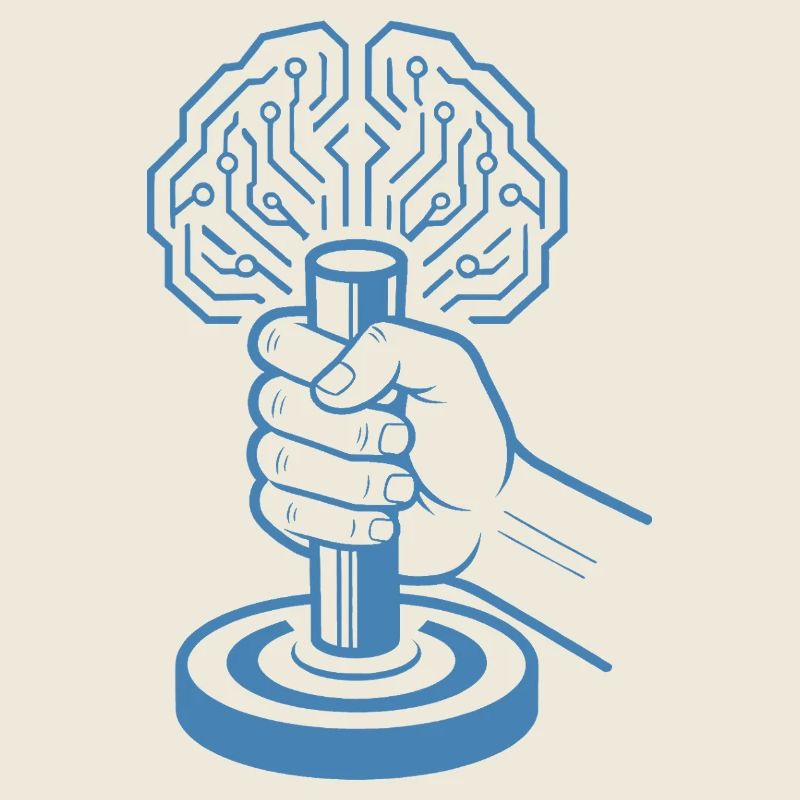 Digital Brain Cyborg Artificial Intelligence Ste