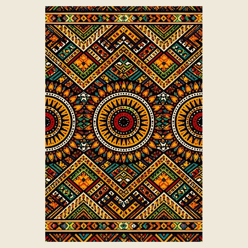 Tribal Mandala Geometric Pattern