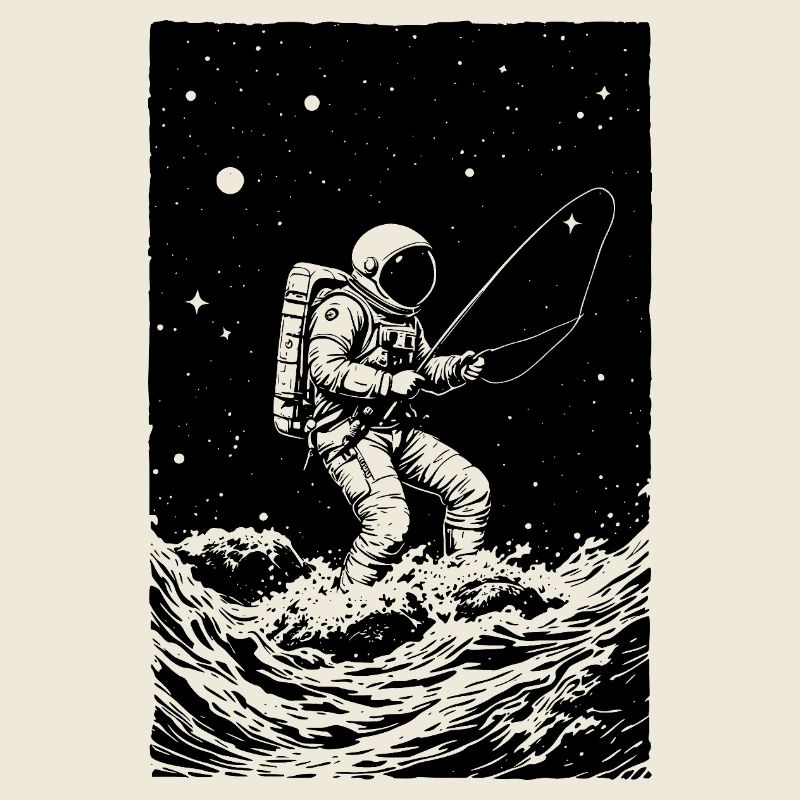 La pêche des astronautes dans l’espace