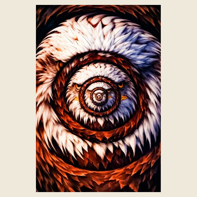 Spring Spiral with Spring Patterns